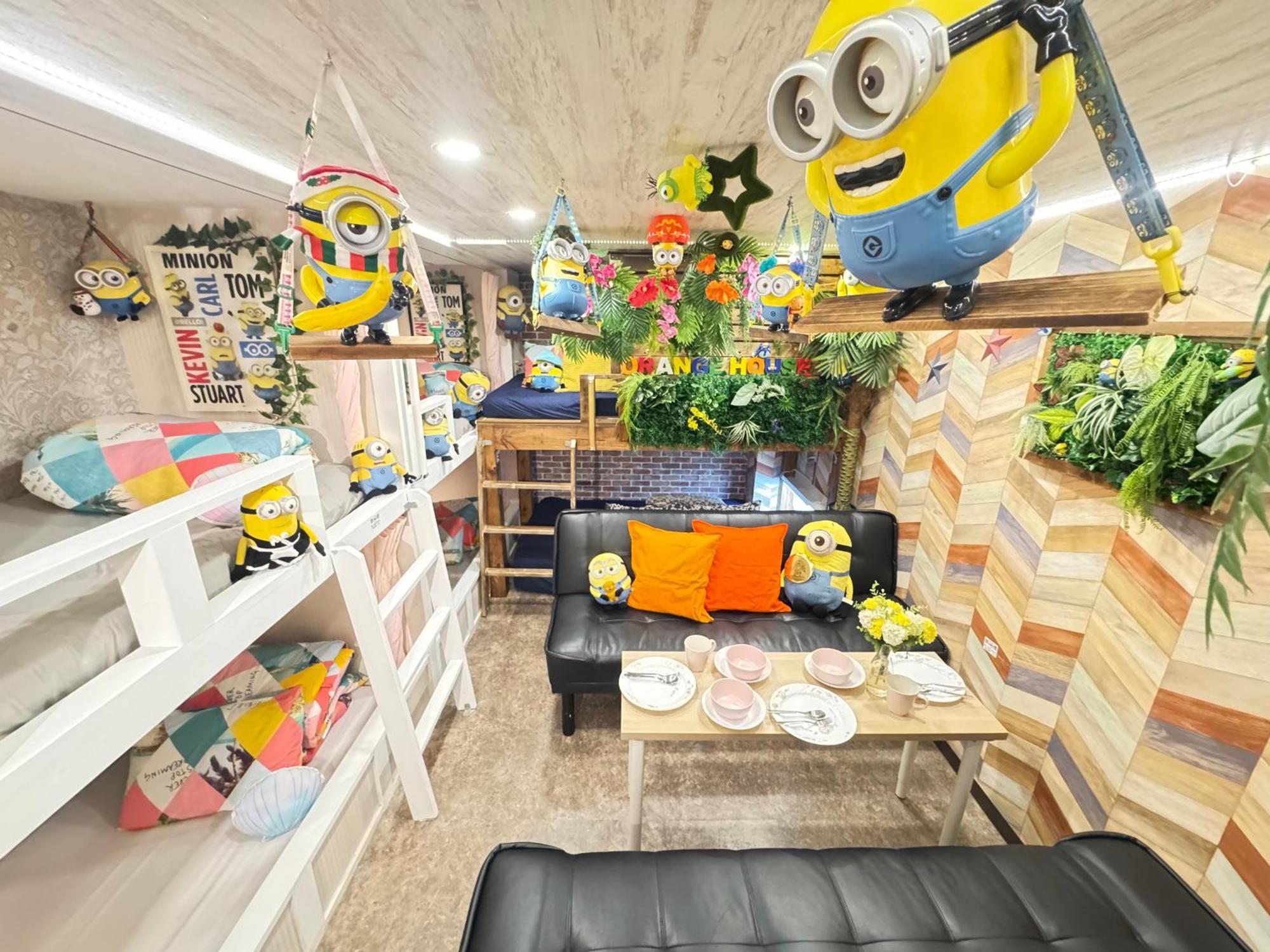 Orange House Jungle Fun Fun Apartment Osaka Exterior photo